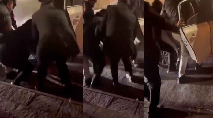 #Video | Graban presunto ‘levantón’ de un hombre a dos cuadras de la Catedral de Morelia