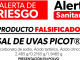 Alerta SSM sobre la falsificación del producto Sal de Uvas Picot