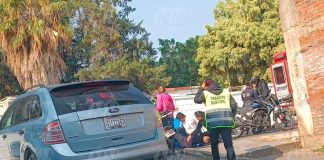 Dos motopatrulleros lesionados en distintos accidentes, en distintos puntos de Uruapan