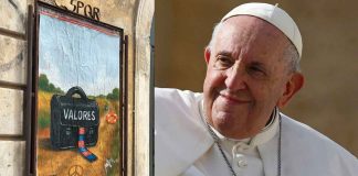 #Viral | Artista urbano inmortaliza al Papa Francisco con un nuevo mural cerca del Vaticano #Internacional