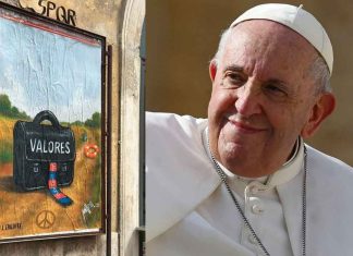 #Viral | Artista urbano inmortaliza al Papa Francisco con un nuevo mural cerca del Vaticano #Internacional