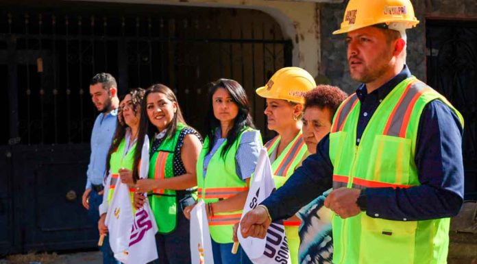 Inicio de obra en la calle Abasolo en Jiquilpan