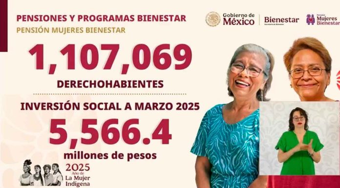 Anuncia Gobierno Federal nueva fecha de registro a la Pensión Mujeres Bienestar