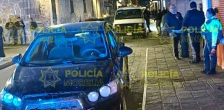 Policía Morelia recupera vehículo con reporte de robo en el Centro Histórico