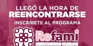 La presidenta Moni Valdez extiende la invitación para ser parte de REFAMI y poder reencontrarse con su familia