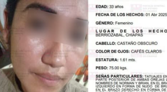 Joven chiapaneca escapa de secuestro tras 14 días y es hallada en Oaxaca