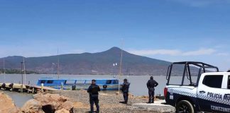 #Imágenes | SSP refuerza operativo en lago de Pátzcuaro para evitar robo de agua