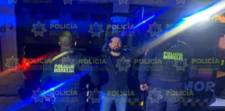 Policía Morelia detiene a sujeto con arma de fuego en Camelinas