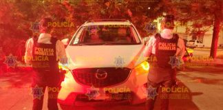 Policía Morelia recupera camioneta robada en Villas de Oriente