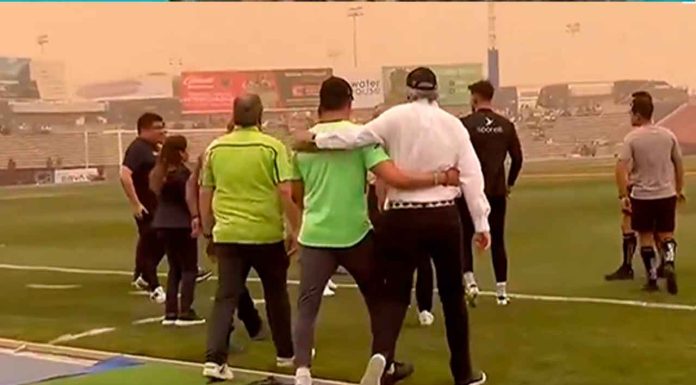 #Video | Tormenta de arena retrasa el partido Juárez vs. Pumas en el Play-In de la Liga MX