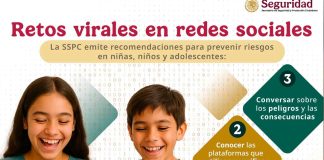 SSPC emite recomendaciones ante retos virales en redes sociales