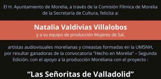 Natalia Valdivias, ganadora de la convocatoria ‘Hecho en Morelia’ de SeCultura Municipal