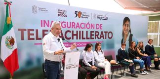 Inaugura Bedolla Telebachillerato en fraccionamiento Arco San Antonio en Morelia