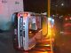 Vuelca patrulla de la Policía Municipal, sobre el Boulevard Industrial
