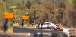 #Video | Sujeto en scooter eléctrico genera peligro en Periférico de #Morelia; patrulla vial lo ignora