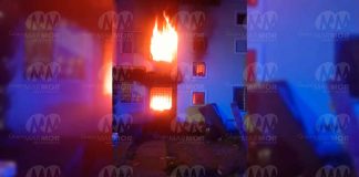 #Video | Sujetos arrojan bomba molotov y queman casa en Villas del Pedregal