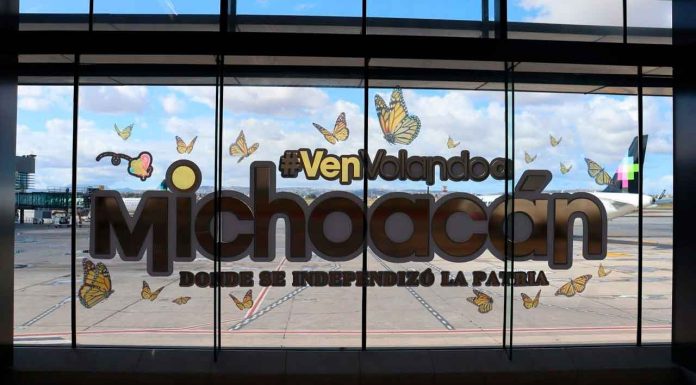 Michoacán muestra sus tesoros turísticos en el Aeropuerto de Tijuana: Sectur
