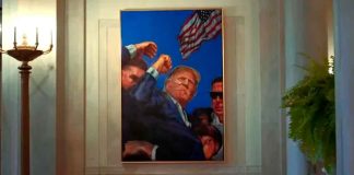 #VIDEO | Casa Blanca quita retrato de Obama y pone cuadro de atentado contra Trump