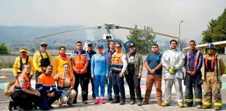 Trabaja Gobierno de Zacapu en coordinación con Estado, Federación y zacapenses voluntarios para combatir incendio forestal en Naranja de Tapia