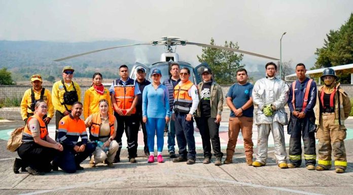Trabaja Gobierno de Zacapu en coordinación con Estado, Federación y zacapenses voluntarios para combatir incendio forestal en Naranja de Tapia