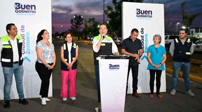 #Imágenes | Zamora refuerza la infraestructura urbana