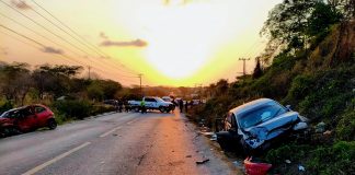 Un muerto y tres heridos, saldo de brutal choque de frente en LC