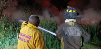 #VIDEOS | Atiende Bomberos Municipales incendio de pastizal