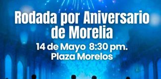 Invita Gobierno de Morelia a Gran rodada nocturna, el 14 de mayo