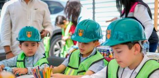 Supervisa Gladyz Butanda estación 1 del teleférico de Morelia con mini arquitectos e ingenieros