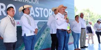 Entrega Bedolla rehabilitación del tramo carretero Puruándiro-Pastor Ortiz