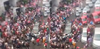 #VIDEO | Automovilista intenta arrollar a manifestantes de la CNTE en CDMX