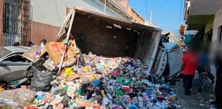 Identifican al hombre muerto tras accidente de camioneta de basura en Zitácuaro
