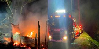 Se registra incendio de casa de madera y láminas en la colonia moreliana Libertad