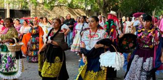 #VIDEO | Con caminata, artesanas anuncian arranque del Primer Festival del Rebozo en Morelia