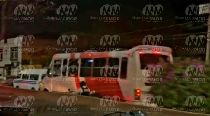 #VIDEO | Chofer de la Ruta Villas del Pedregal es agredido con arma blanca y muere en hospital