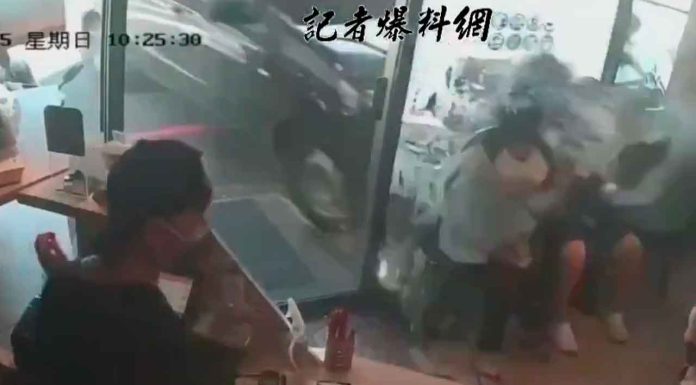 #Video | Camioneta irrumpió en restaurante dejando más de 13 heridos
