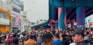 Profesores se retiran al no poder tomar las vías del tren en Morelia