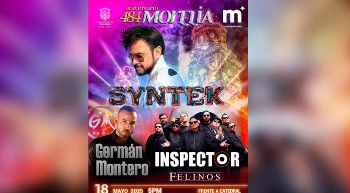 Este domingo, gran concierto por 484 Aniversario de Morelia