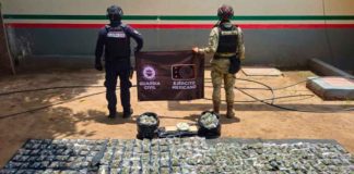 SSP y Defensa decomisan más de 600 envoltorios con droga en Buenavista