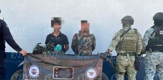 SSP detiene a dos hombres con fusiles en Múgica