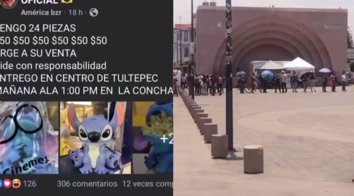 #VIDEO | ¡Caos por Stitch! Anuncia palomeras en $50, acuden más de 500 personas y ella nunca llegó