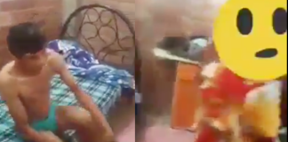 #VIDEO | Capturan a hombre de 30 años mientras abusaba de su hijastra de 13