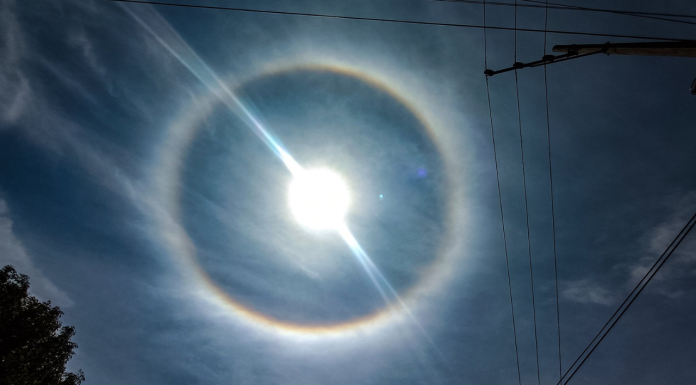 #VIDEO | Halo solar sorprende a la CDMX