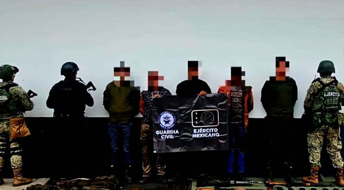 Capturan a “El Cholo”, “Choche”, “El Coyi”, “Chololosqui” y “El Monis, presuntos gatilleros del CJNG