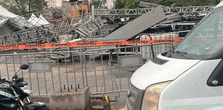 #VIDEO | Colapsa escenario previo a concierto del Día de las Madres; hay al menos siete lesionados #México