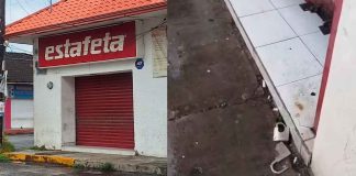 Otra vez, rateros le pegan a empresa de paquetería en Uruapan