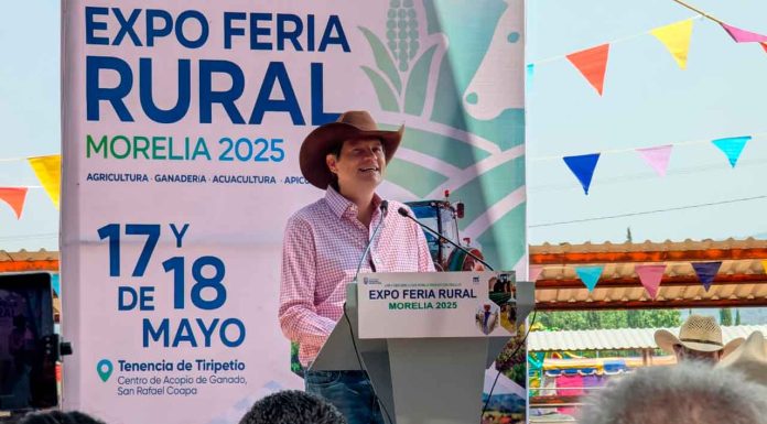 En Morelia 650 km de caminos rurales y sacacosechas, afirma Alfonso Martínez Alcázar