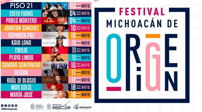 El ritmo colombiano de Piso 21 te espera hoy en el Festival Michoacán de Origen