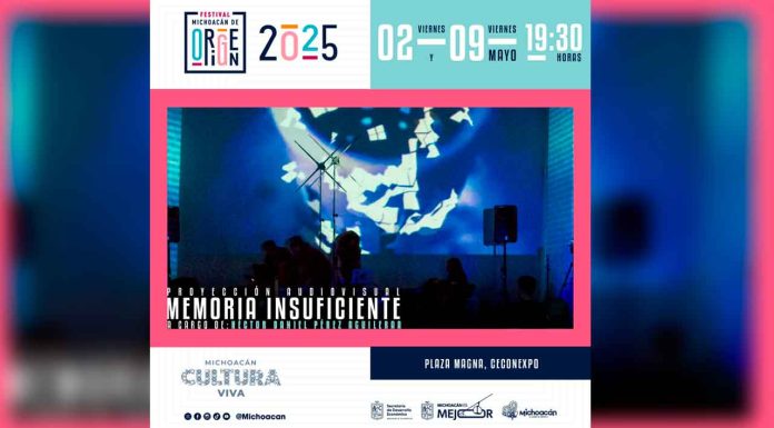 Vive una experiencia sensorial a través del videoarte en el Festival Michoacán de Origen #Morelia