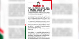 Firme respaldo del PRI al Presidente Zedillo frente a los ataques del gobierno: Alejandro Moreno